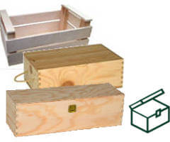 Casse in legno da confezione