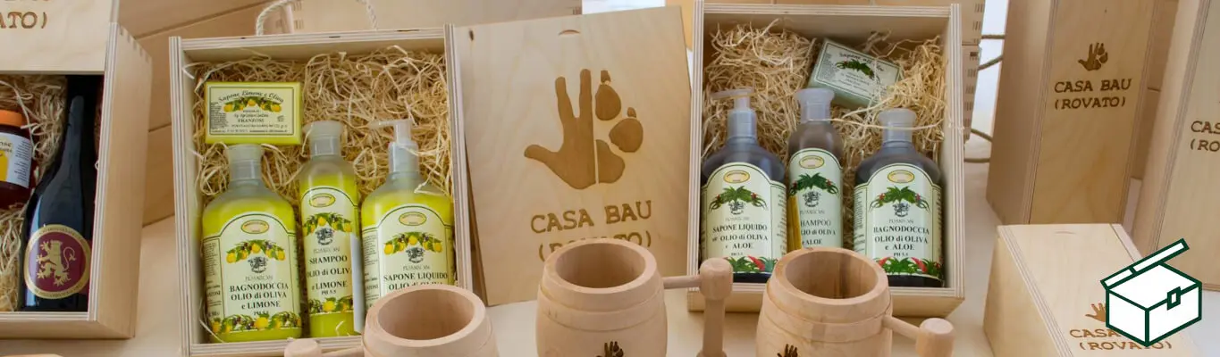 Cassette e Scatole da Confezione in Legno