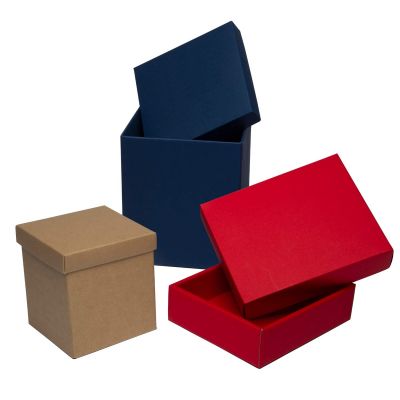 Scatola campione per modello da confezione regalo fondo e coperchio in cartone microonda