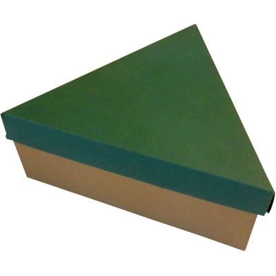 Scatola campione per il modello scatola triangolare fondo e coperchio