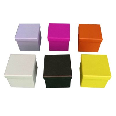 Scatole Cubo Colorate Tinta Unita