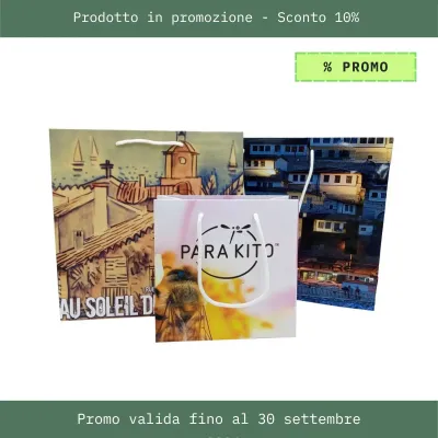 Shopper Lusso in Carta Plastificata