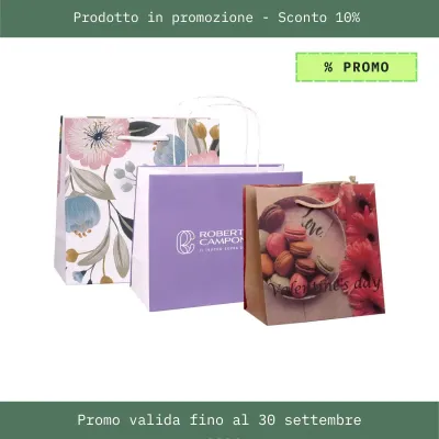 Shopper con Stampa in Quadricromia