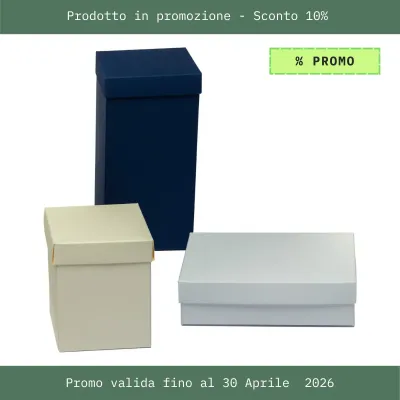 Scatola con Coperchio in Cartoncino