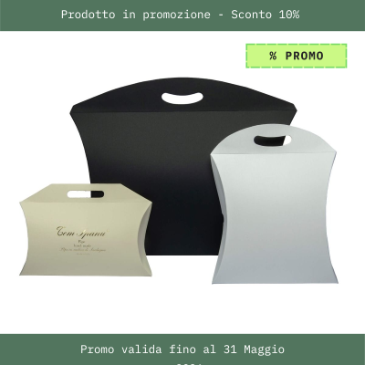 Scatola ad astuccio con manico