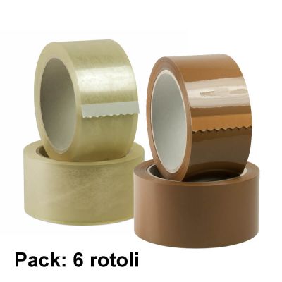 Nastro Adesivo in PVC - 6 rotoli