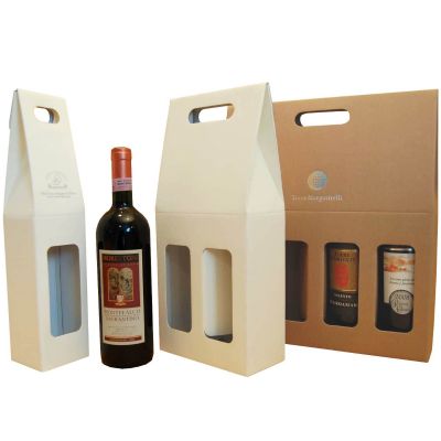 Scatola Confezione Bottiglie Vino Bordolese