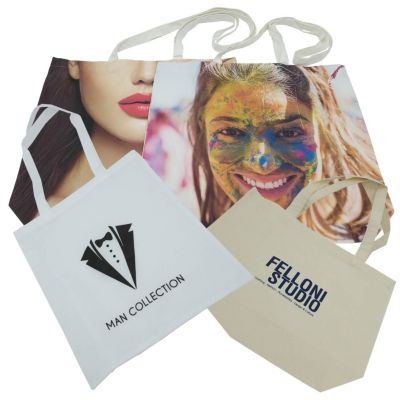 Borse Shopper in Tessuto Personalizzate