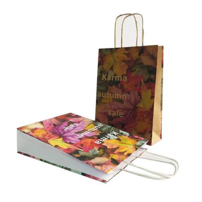 Shopper a Soffietto con Stampa