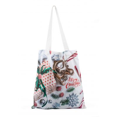 Shopper Natale in Tessuto