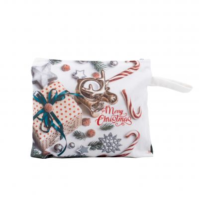 Zip in Cotone con Stampa Natale