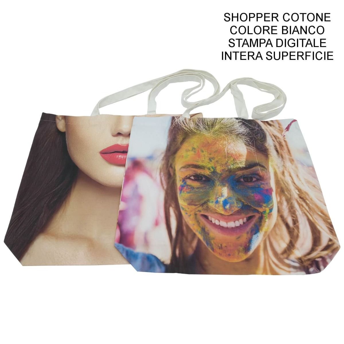 Borse Shopper in Tessuto Personalizzate TNT o Cotone